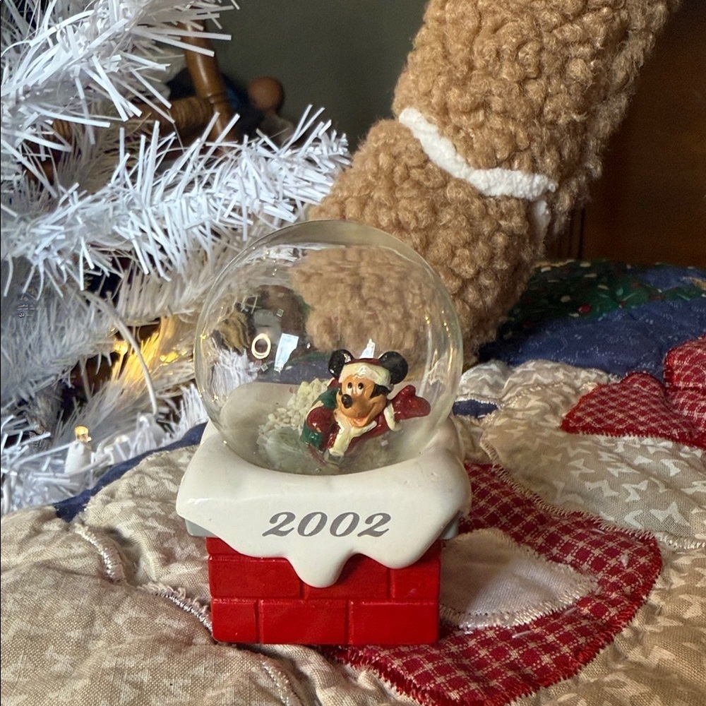 Mickey Mouse Snow Globe 2002